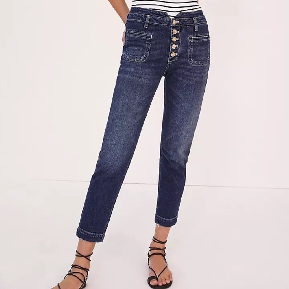 Anthropologie Pilcro and the Letterpress High Rise Slim Jeans Size 26